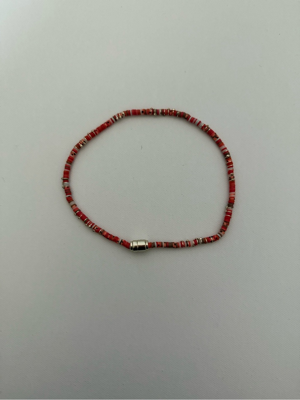 Kendra Scott Coral and Silver Beaded Necklace